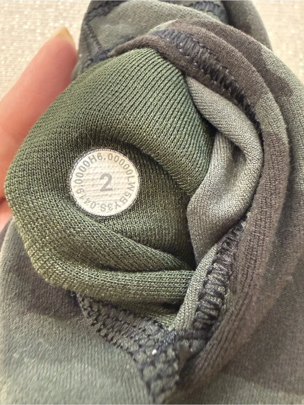 lululemon Align Camo Green High-Rise Leggings Size 2 - 25” inseam womens